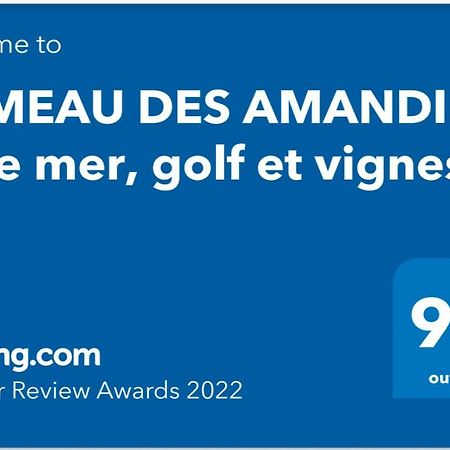 Hameau Des Amandiers - Vue Mer, Golf Et Vignes Apartment Saint-Cyr-sur-Mer Bagian luar foto