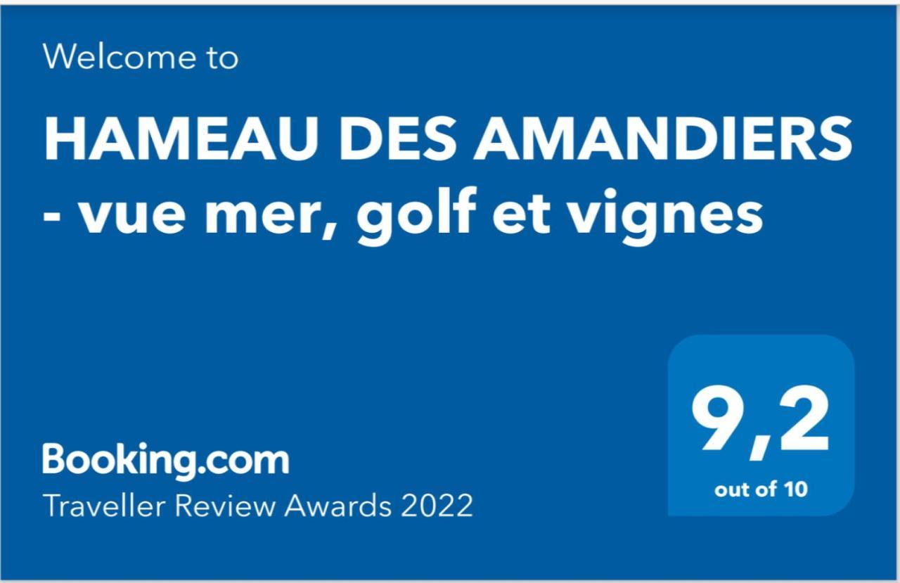 Hameau Des Amandiers - Vue Mer, Golf Et Vignes Apartment Saint-Cyr-sur-Mer Bagian luar foto